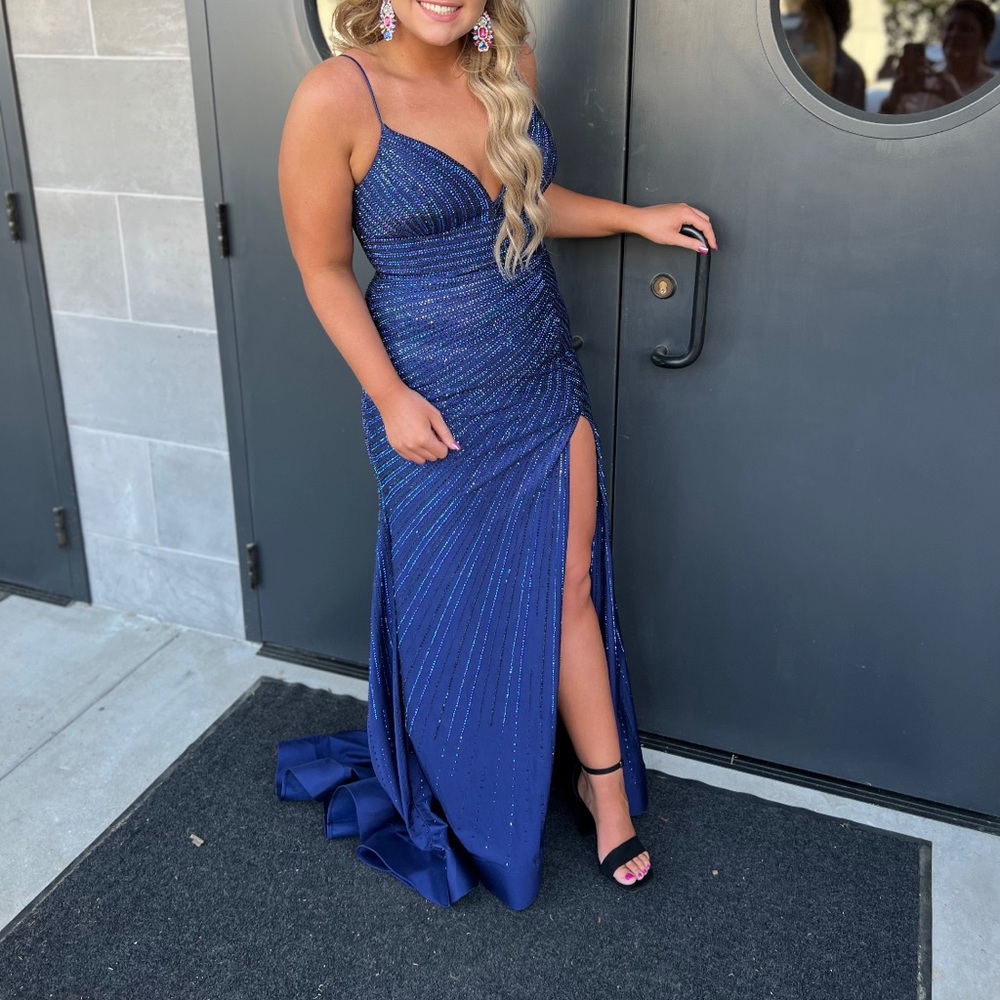 Navy Prom Dress Size 12